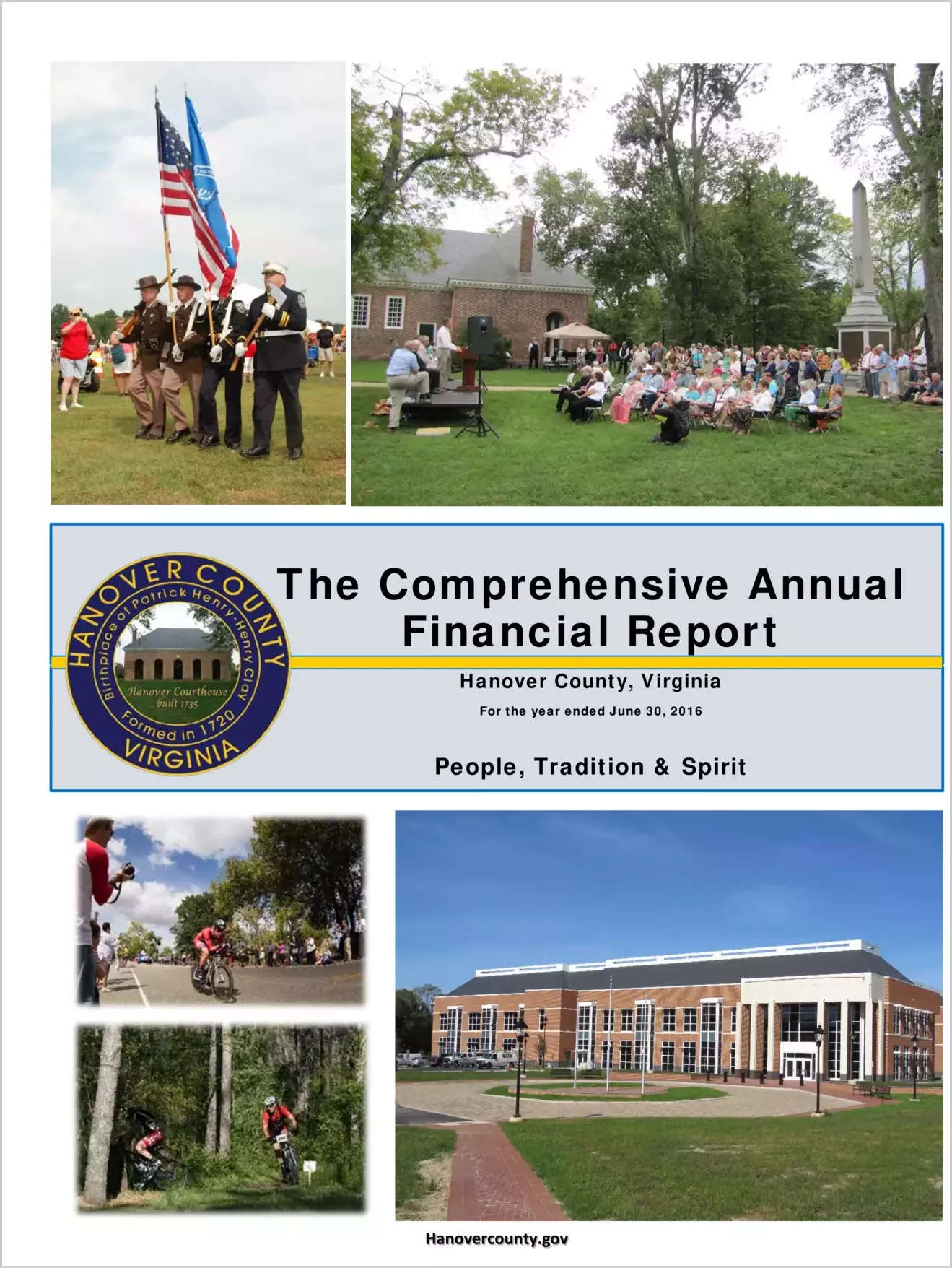 2016 Annual Financial Report for County of Hanover