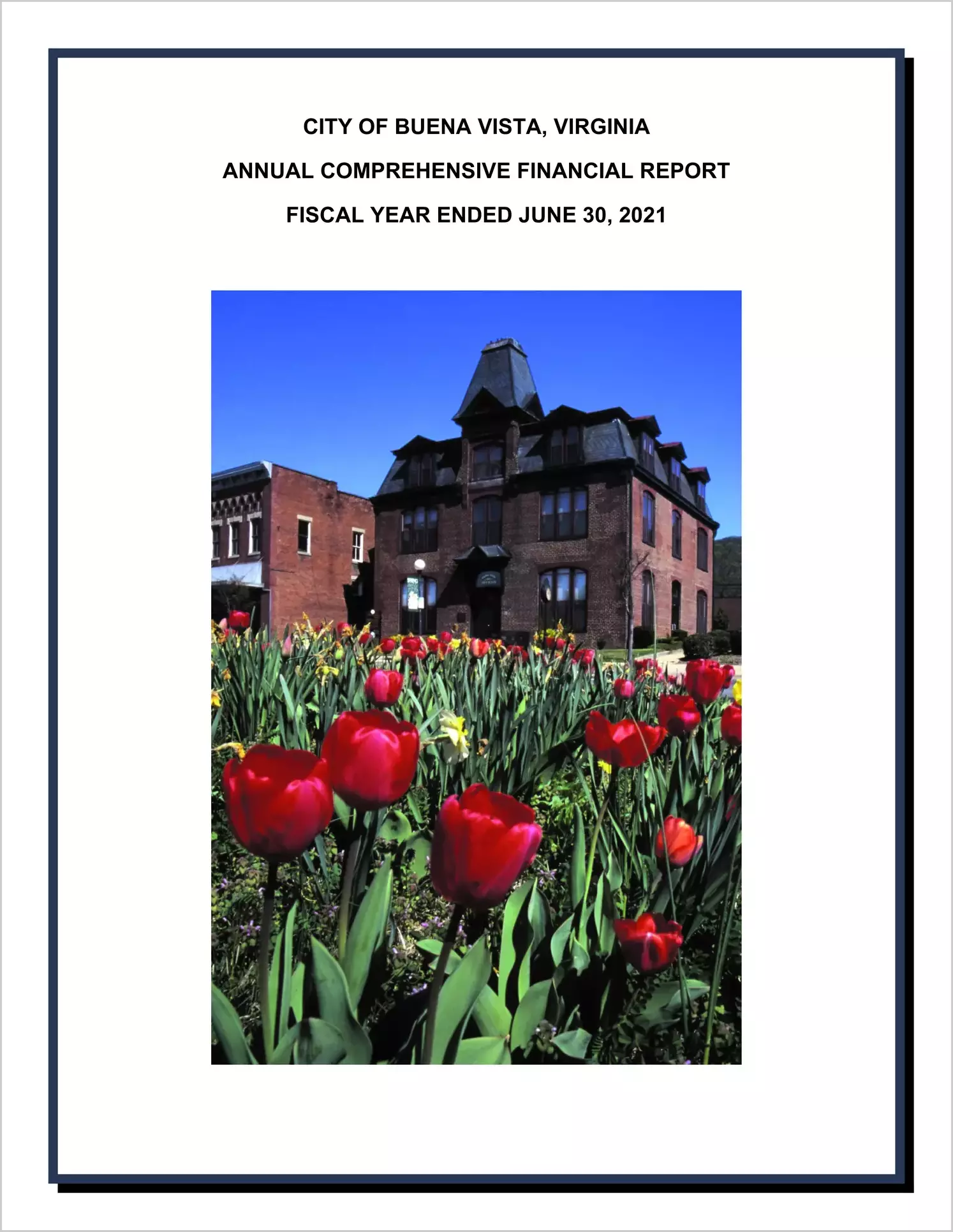 2021 Annual Financial Report for City of Buena Vista