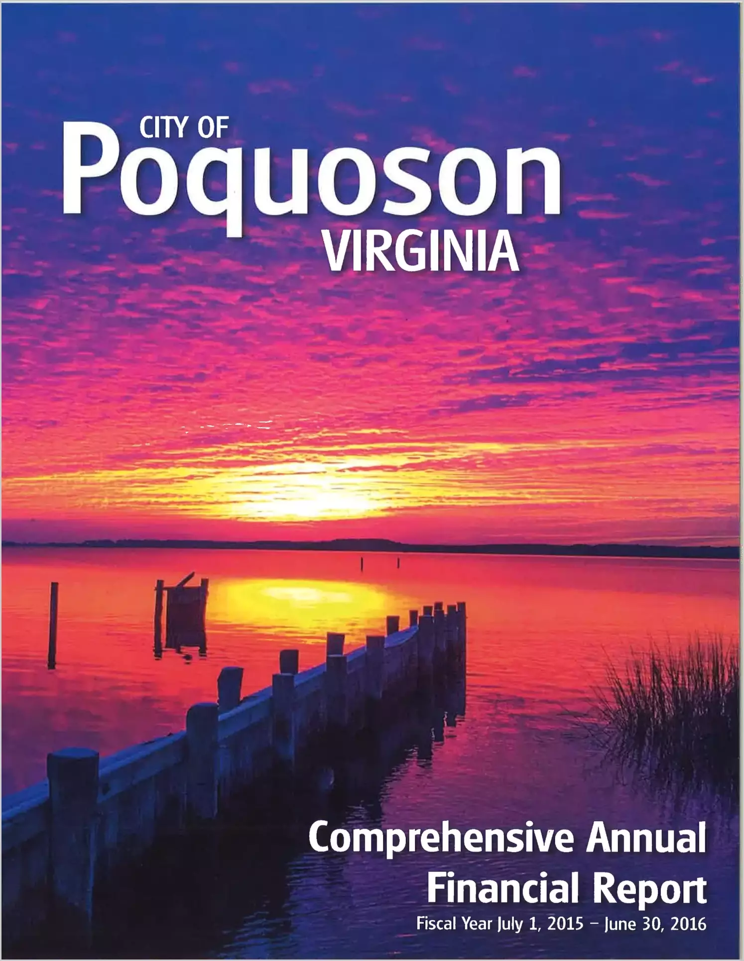 2016 Annual Financial Report for City of Poquoson