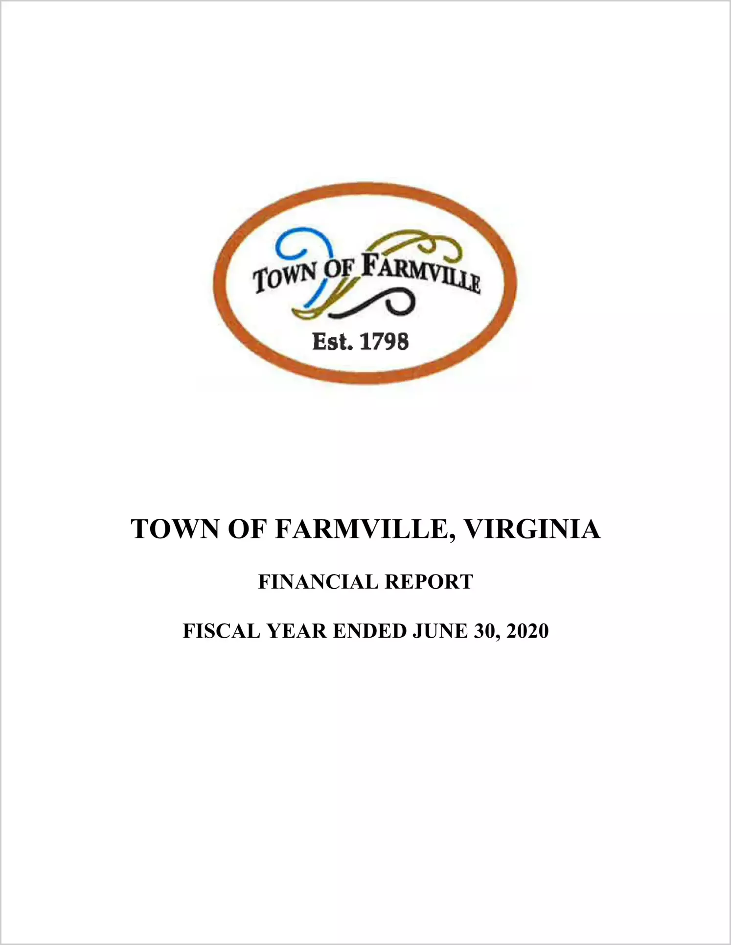 2020 Annual Financial Report for Town of Farmville