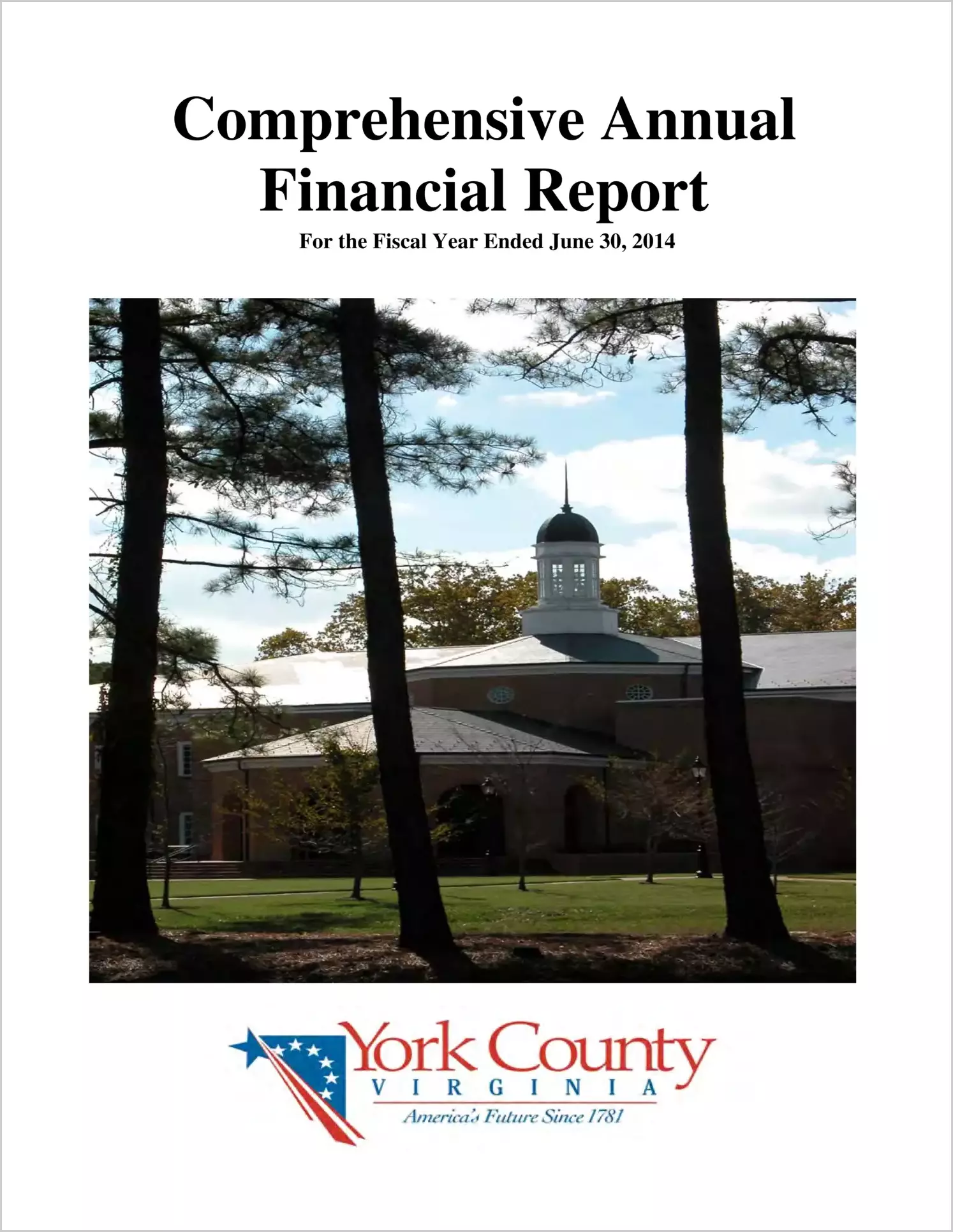 2014 Annual Financial Report for County of York