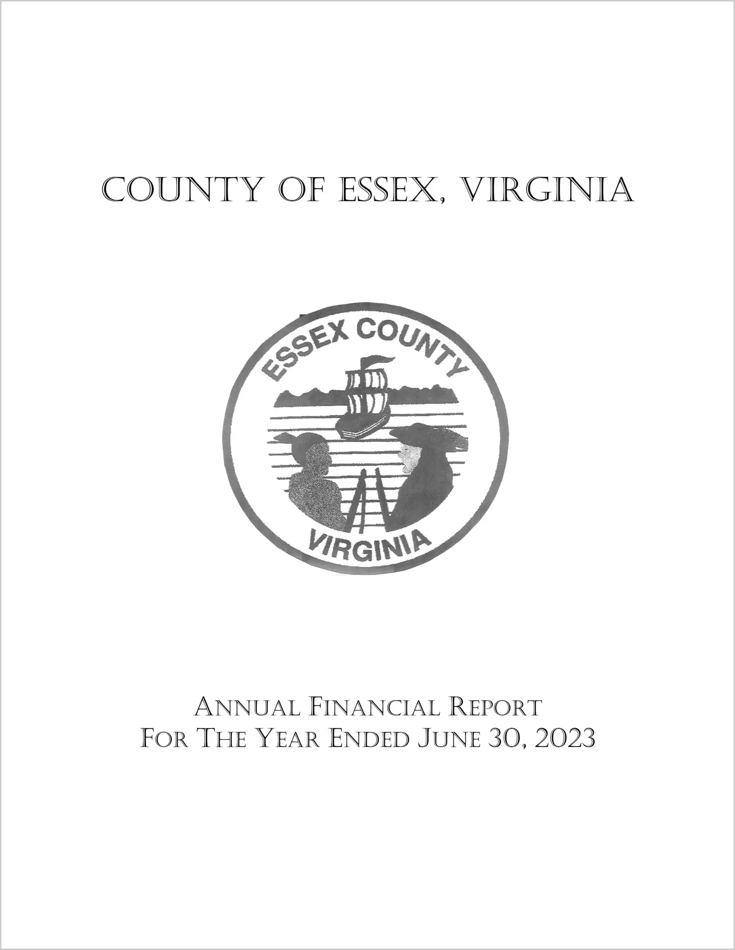 2023 Annual Financial Report for County of Essex