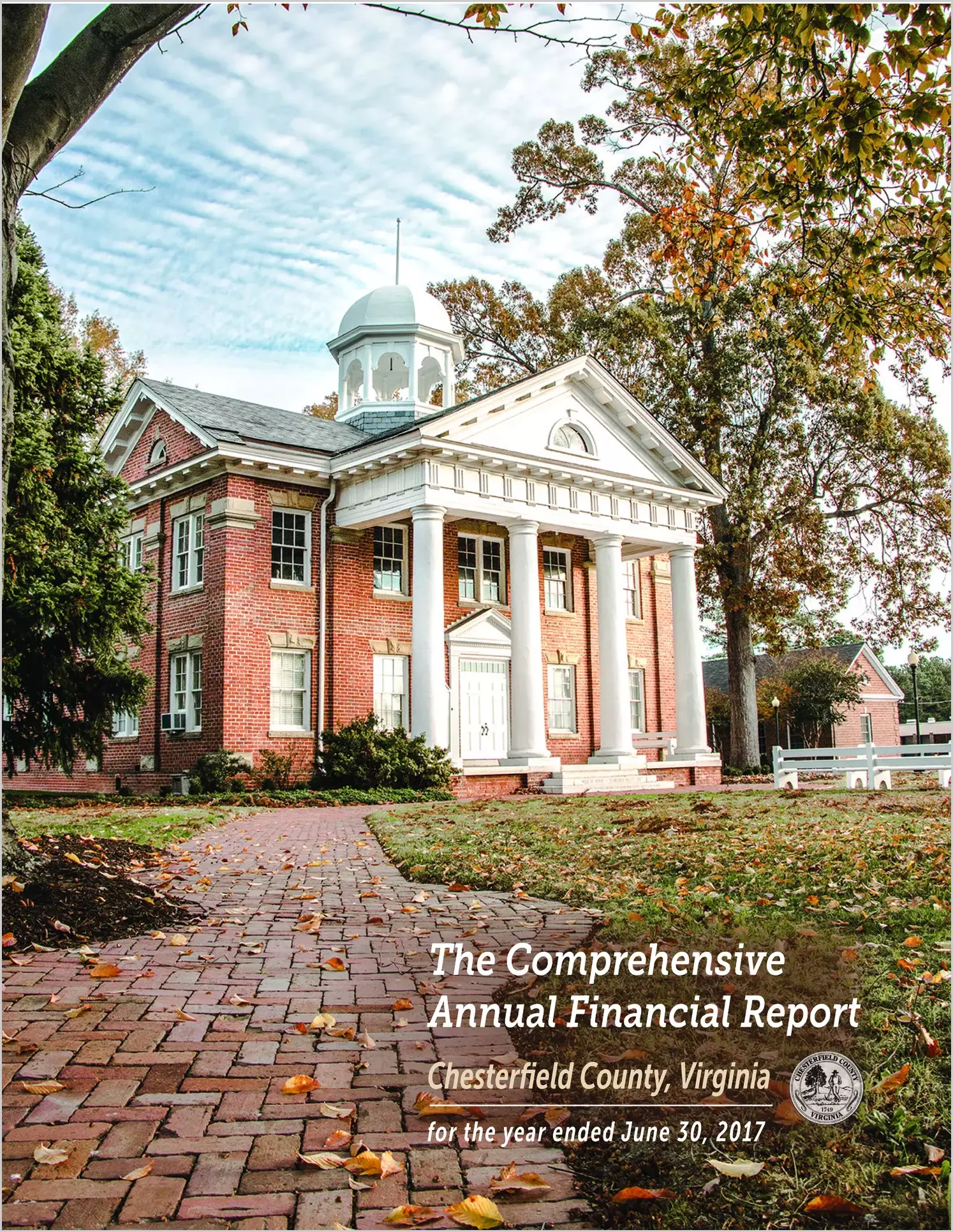 2017 Annual Financial Report for County of Chesterfield