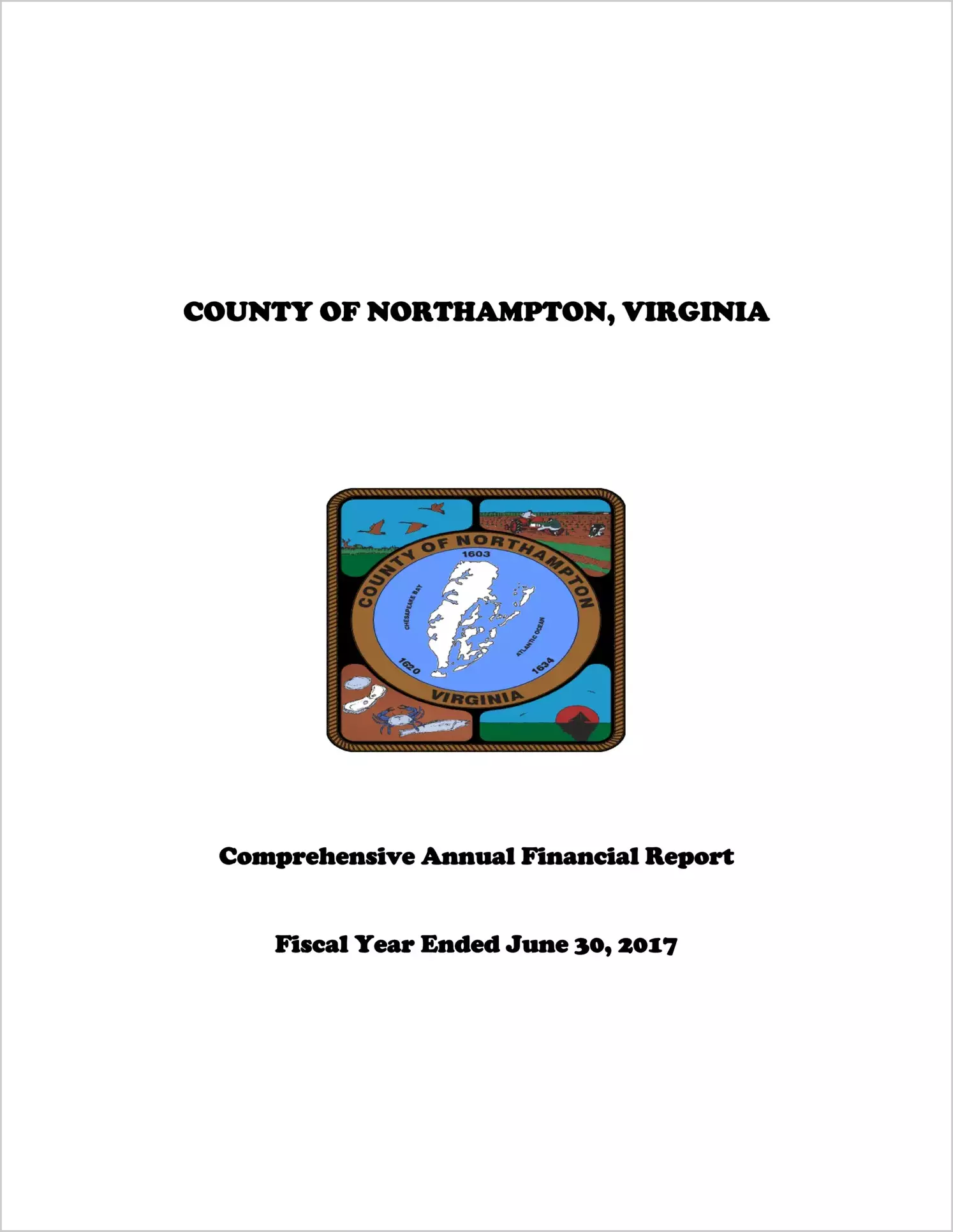 2017 Annual Financial Report for County of Northampton