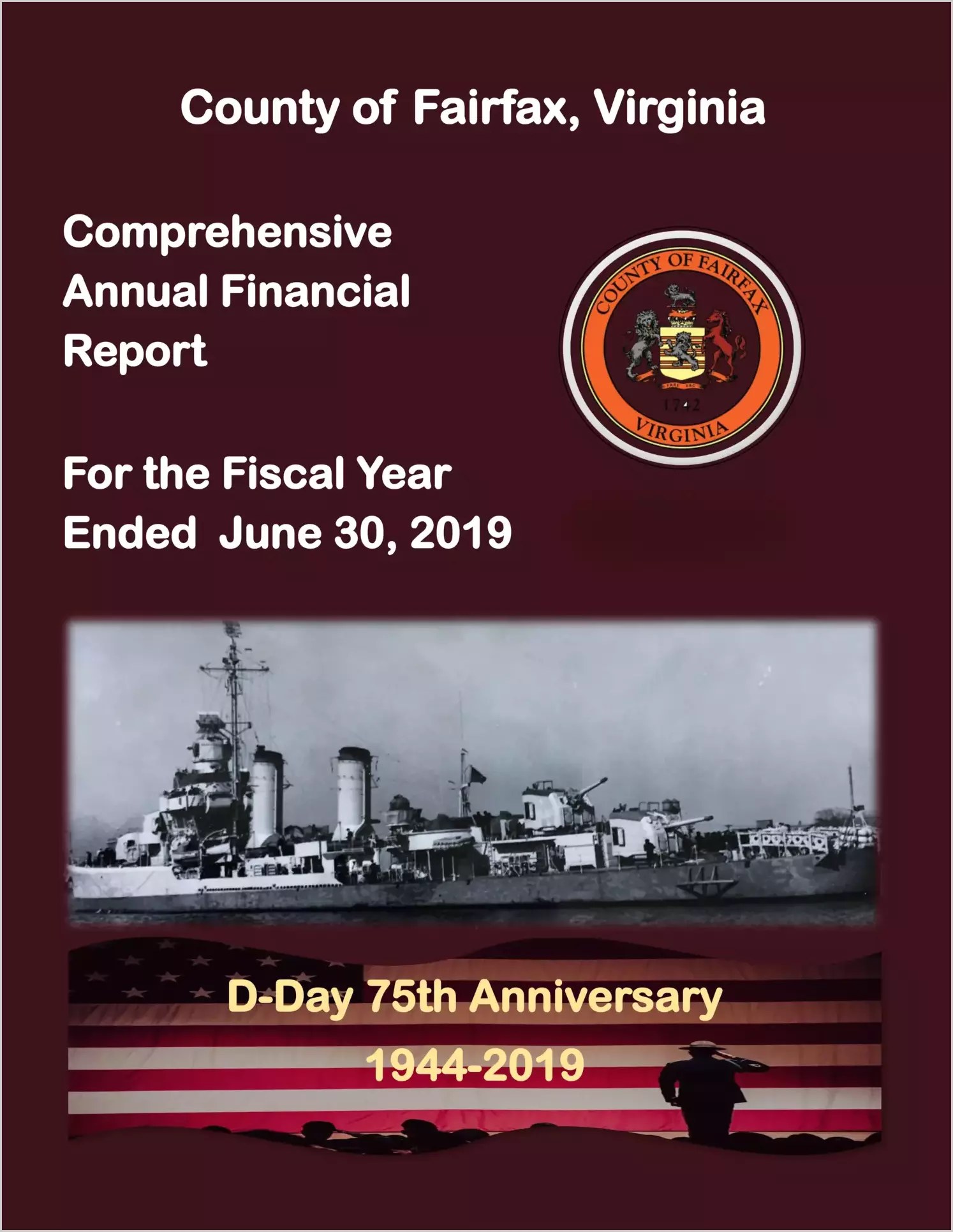 2019 Annual Financial Report for County of Fairfax