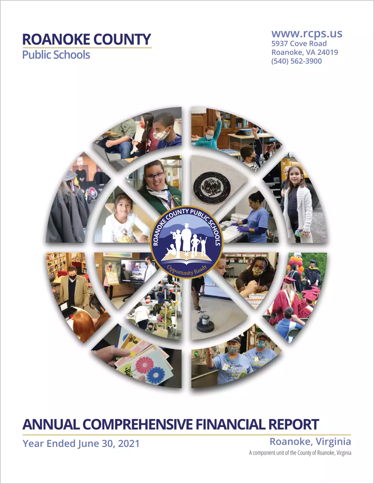 2021 Public Schools Annual Financial Report for County of Roanoke