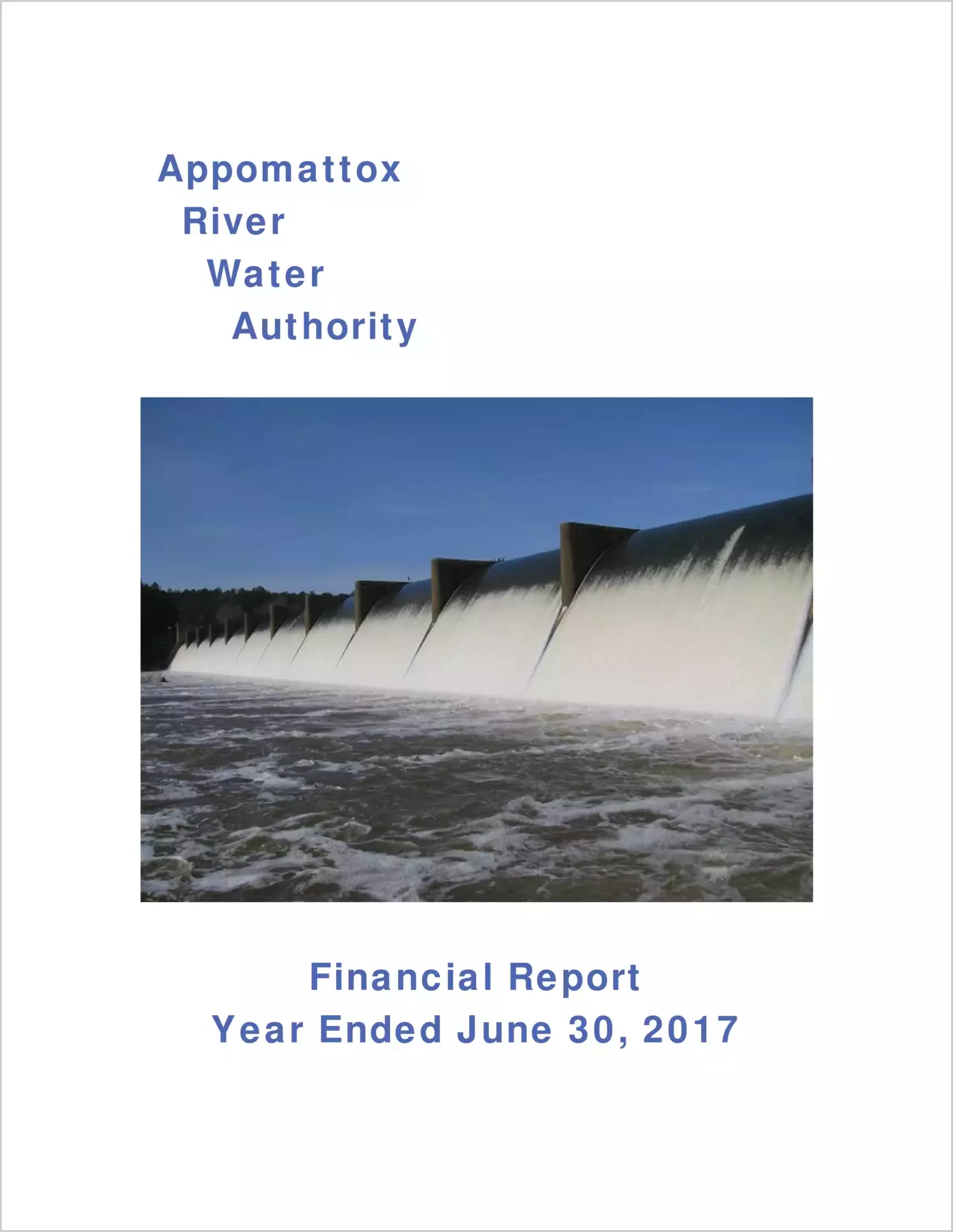 2017 ABC/Other Annual Financial Report  for Appomattox River Water Authority