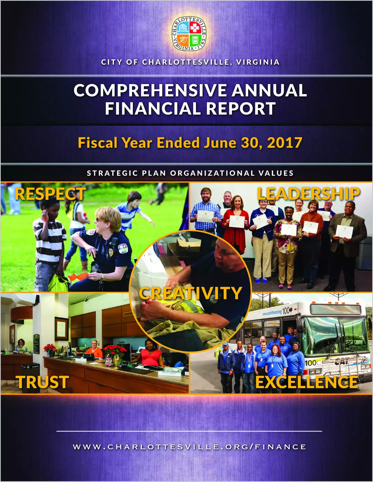 2017 Annual Financial Report for City of Charlottesville