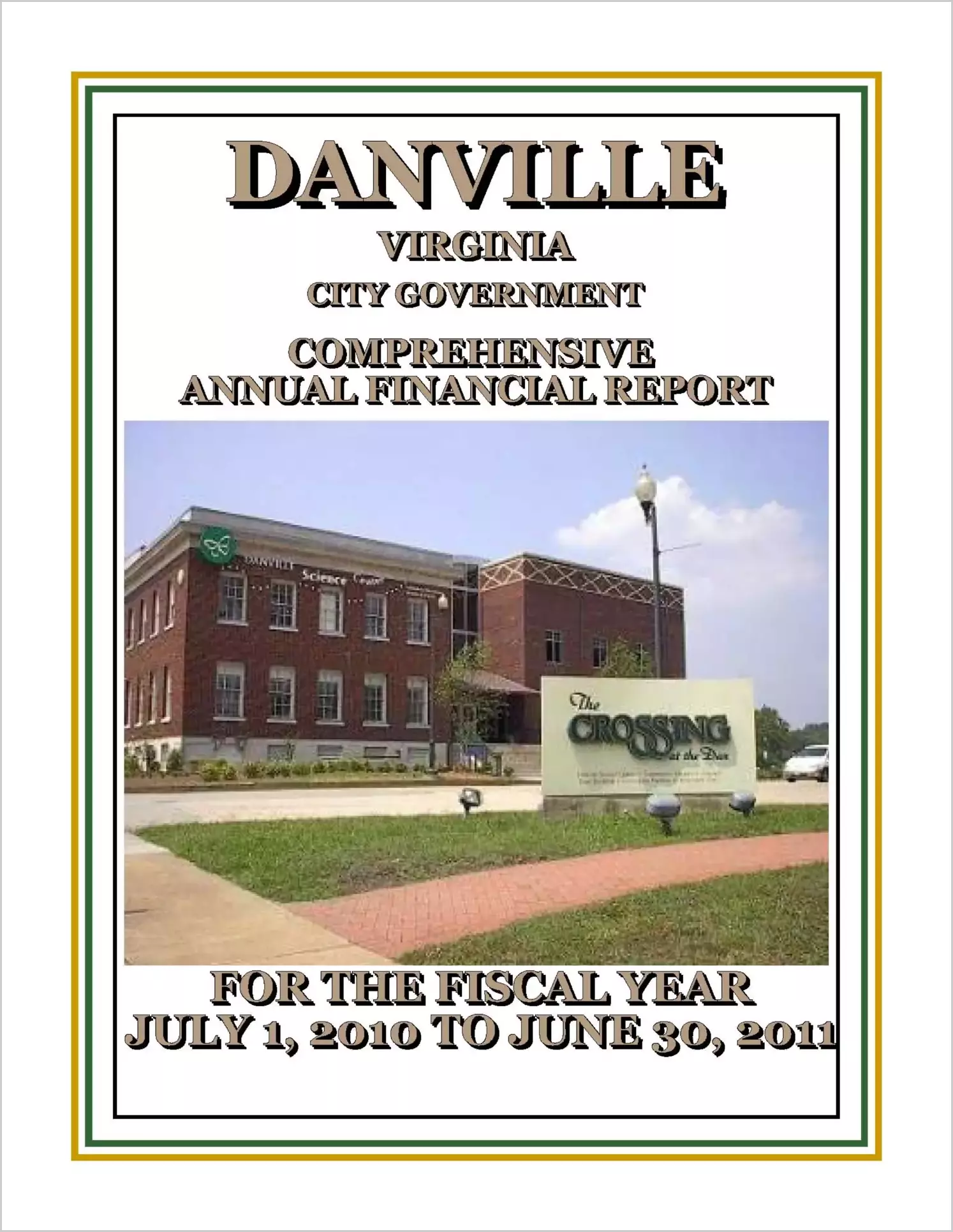 2011 Annual Financial Report for City of Danville