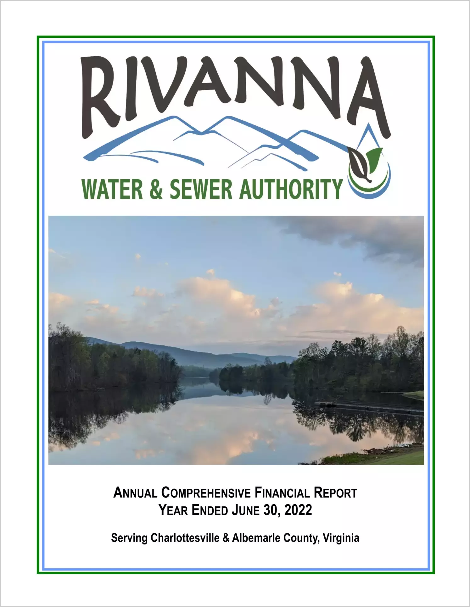 2022 ABC/Other Annual Financial Report  for Rivanna Water and Sewer Authority