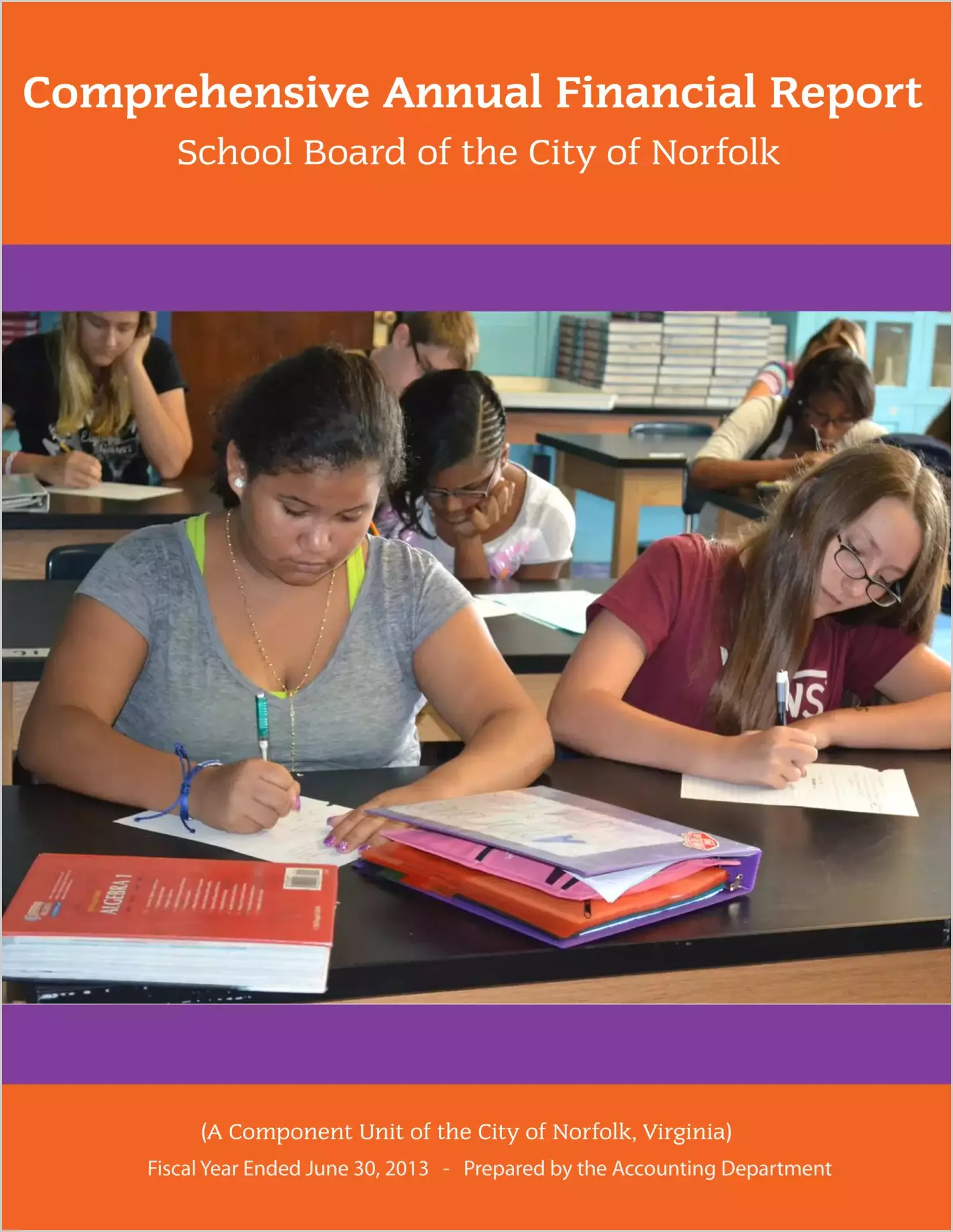 2013 Public Schools Annual Financial Report for City of Norfolk