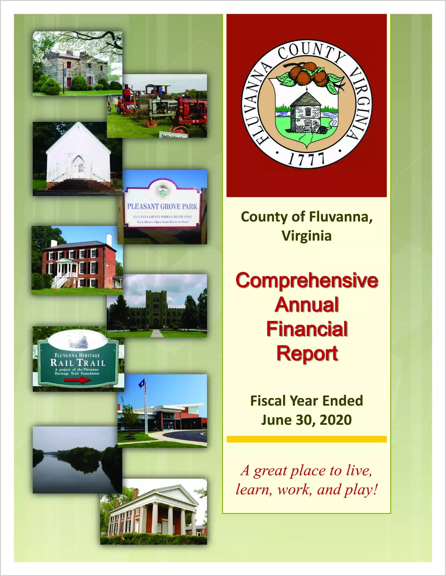 2020 Annual Financial Report for County of Fluvanna