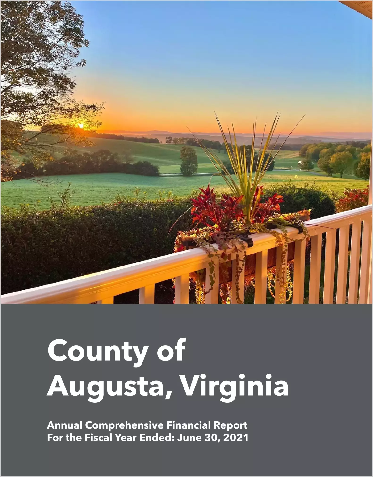 2021 Annual Financial Report for County of Augusta