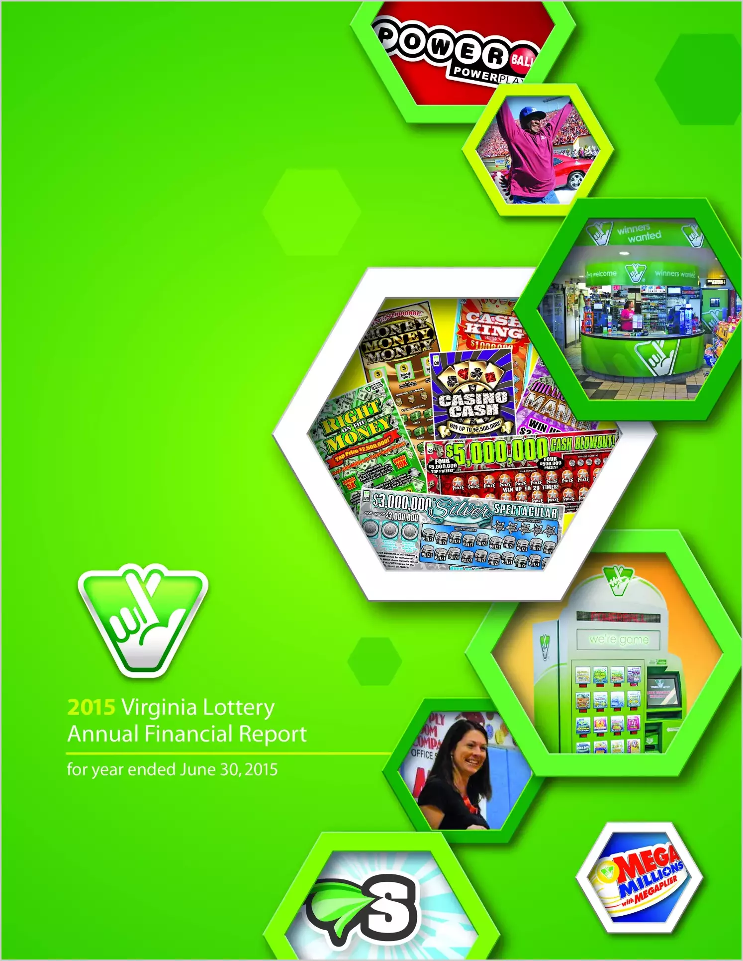 Virginia State Lottery Department Financial Statement Report  for the year ended June 30, 2015