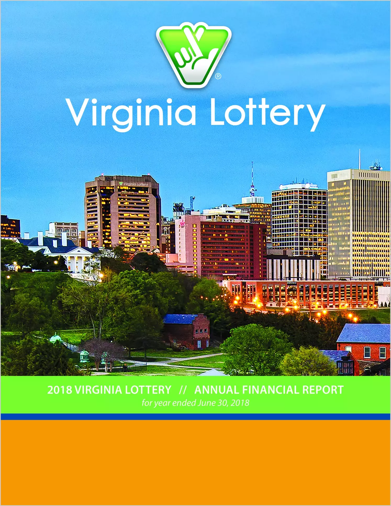Virginia Lottery Financial Statements for the year ended June 30, 2018