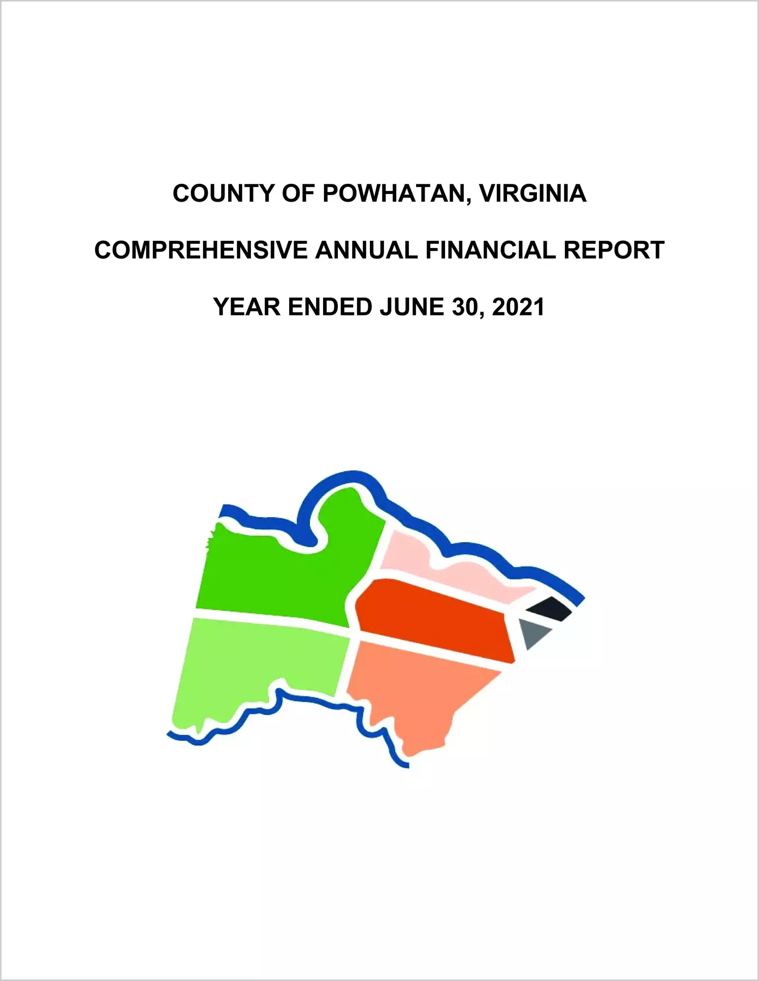 2021 Annual Financial Report for County of Powhatan