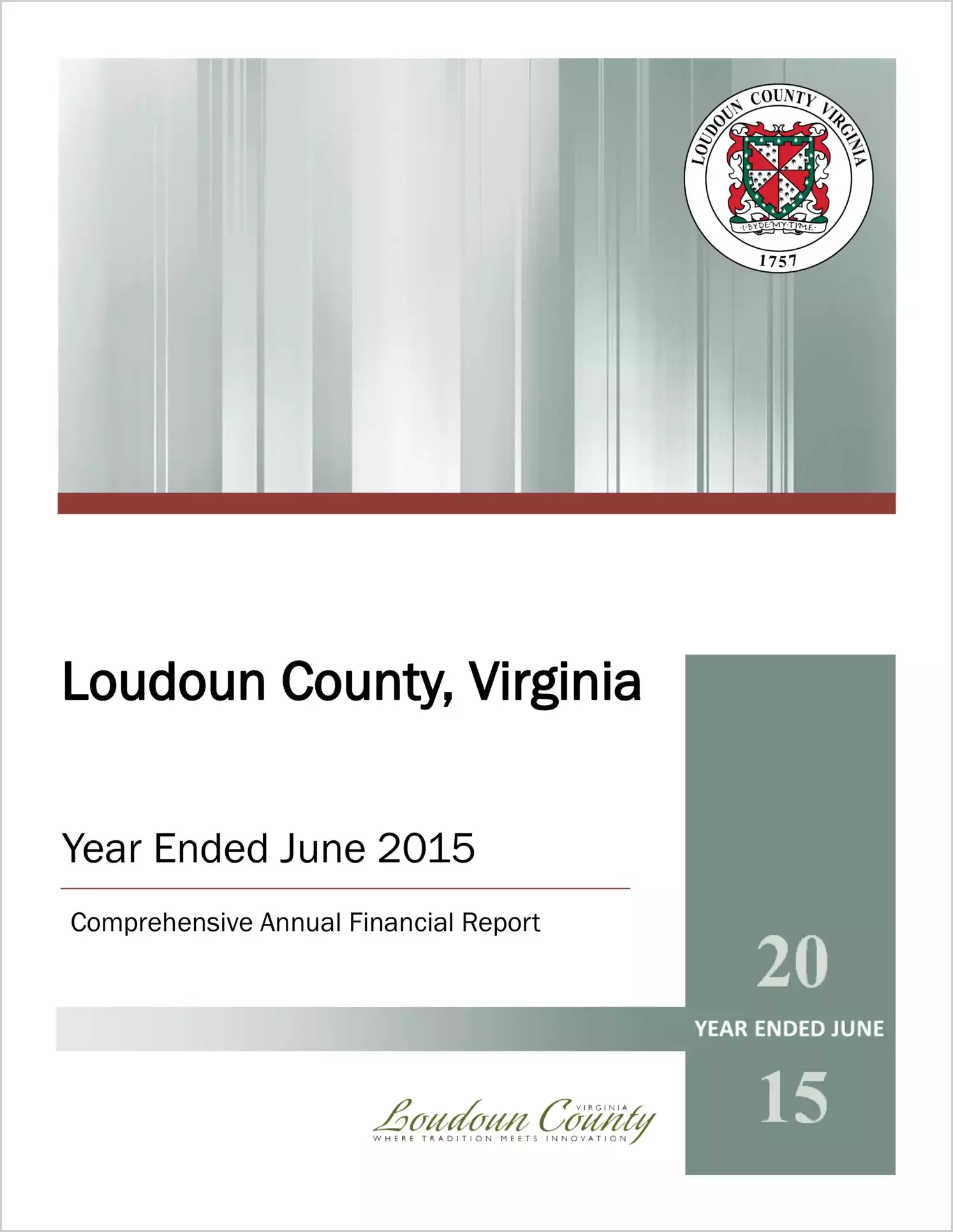 2015 Annual Financial Report for County of Loudoun