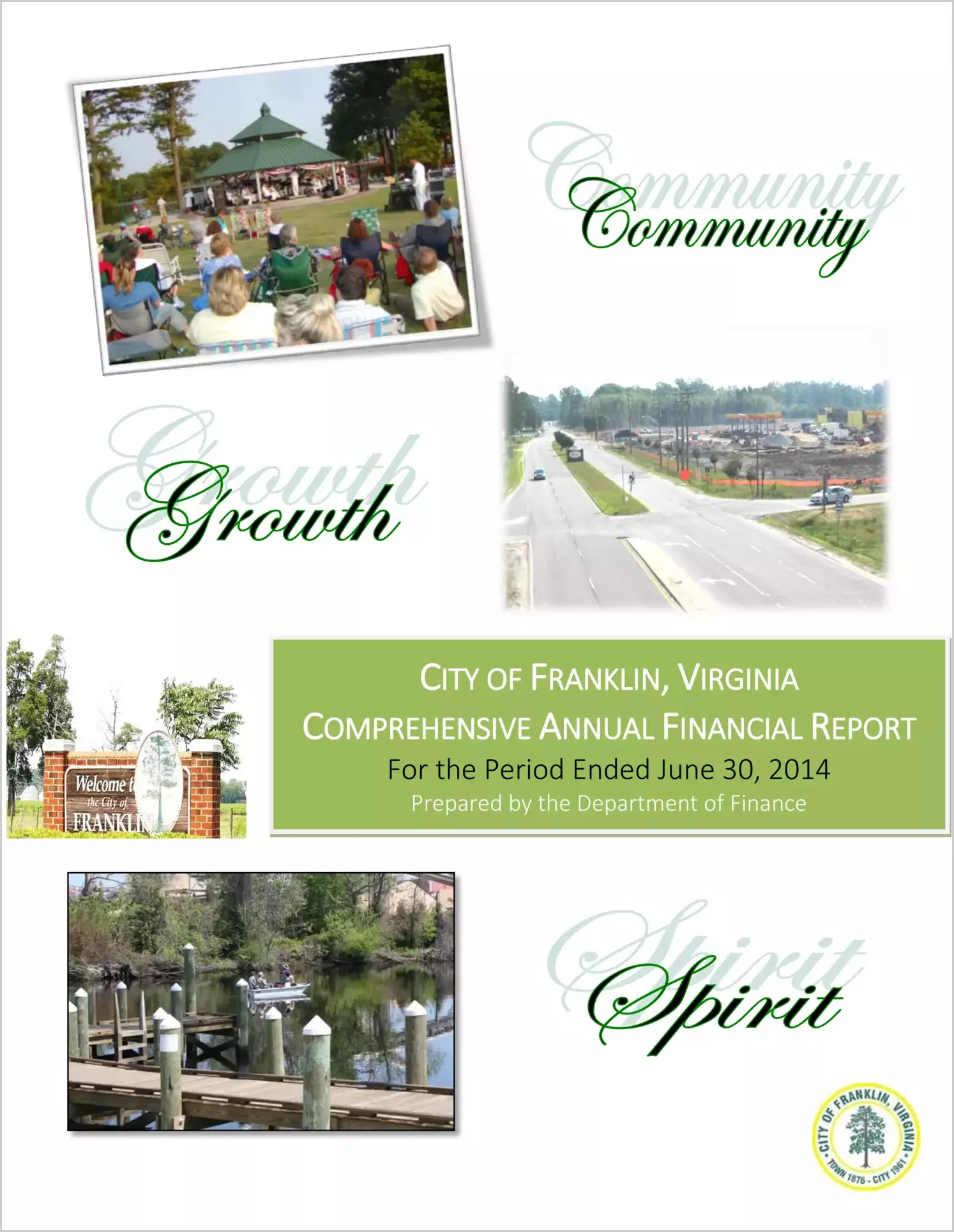 2014 Annual Financial Report for City of Franklin