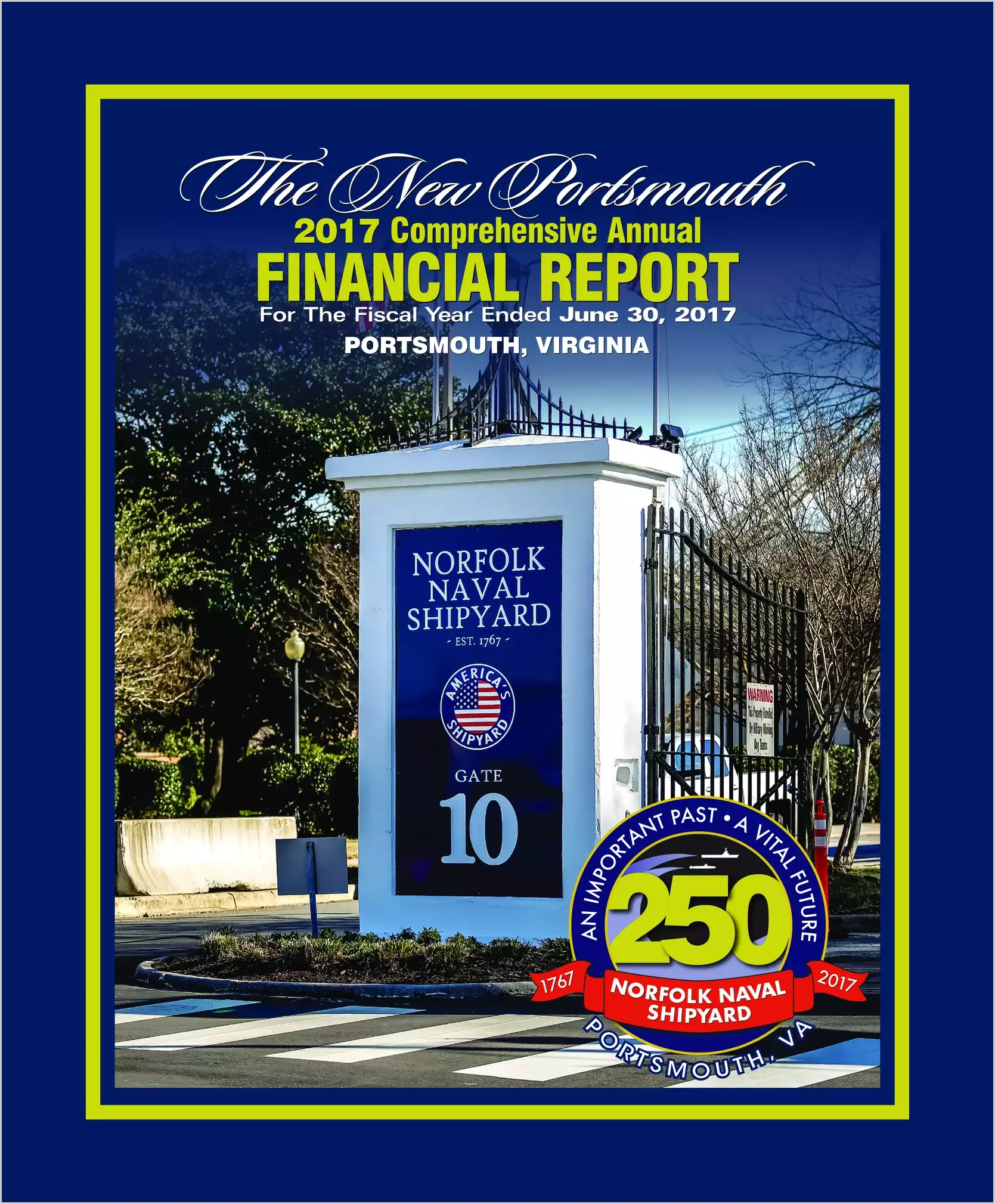 2017 Annual Financial Report for City of Portsmouth