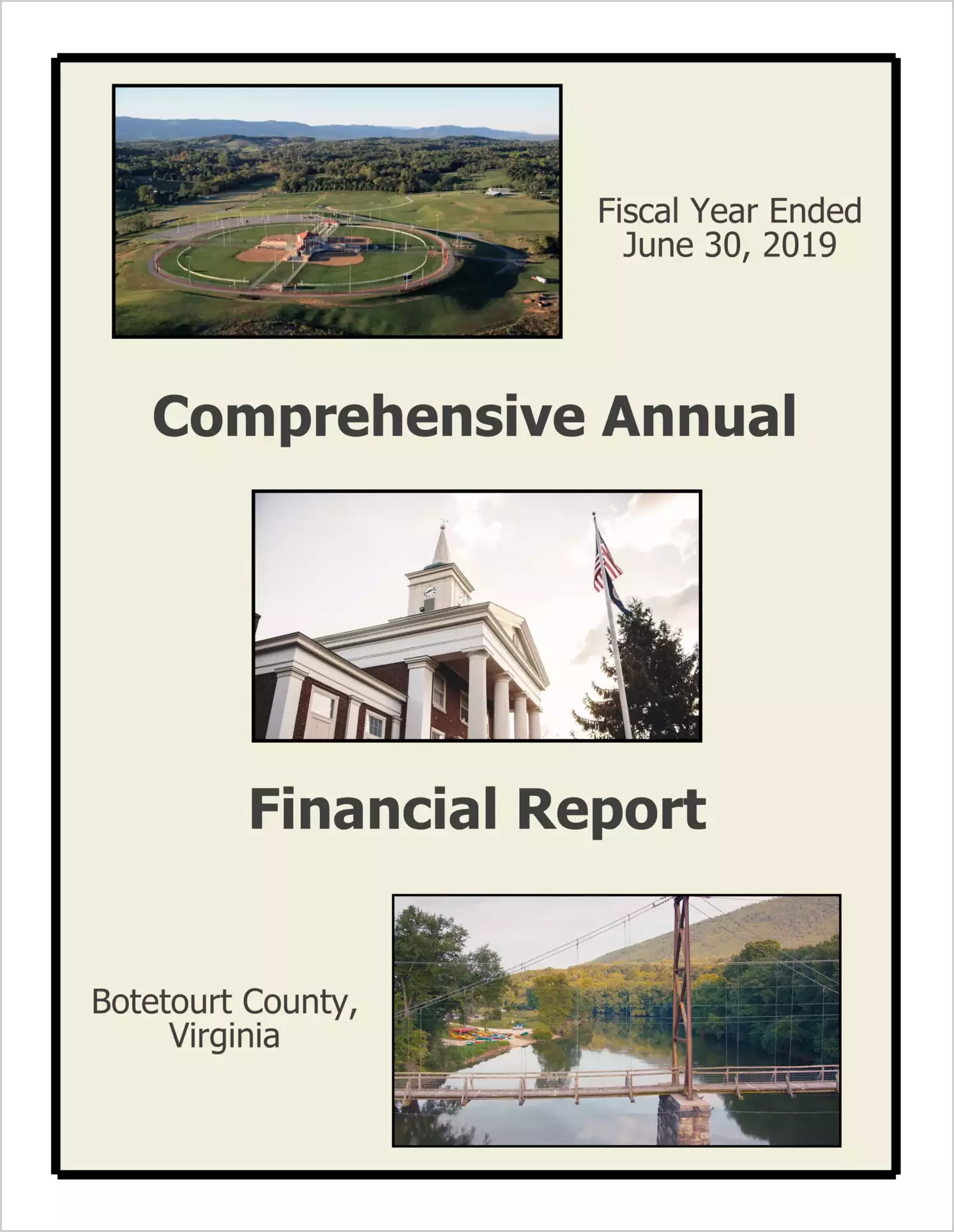 2019 Annual Financial Report for County of Botetourt