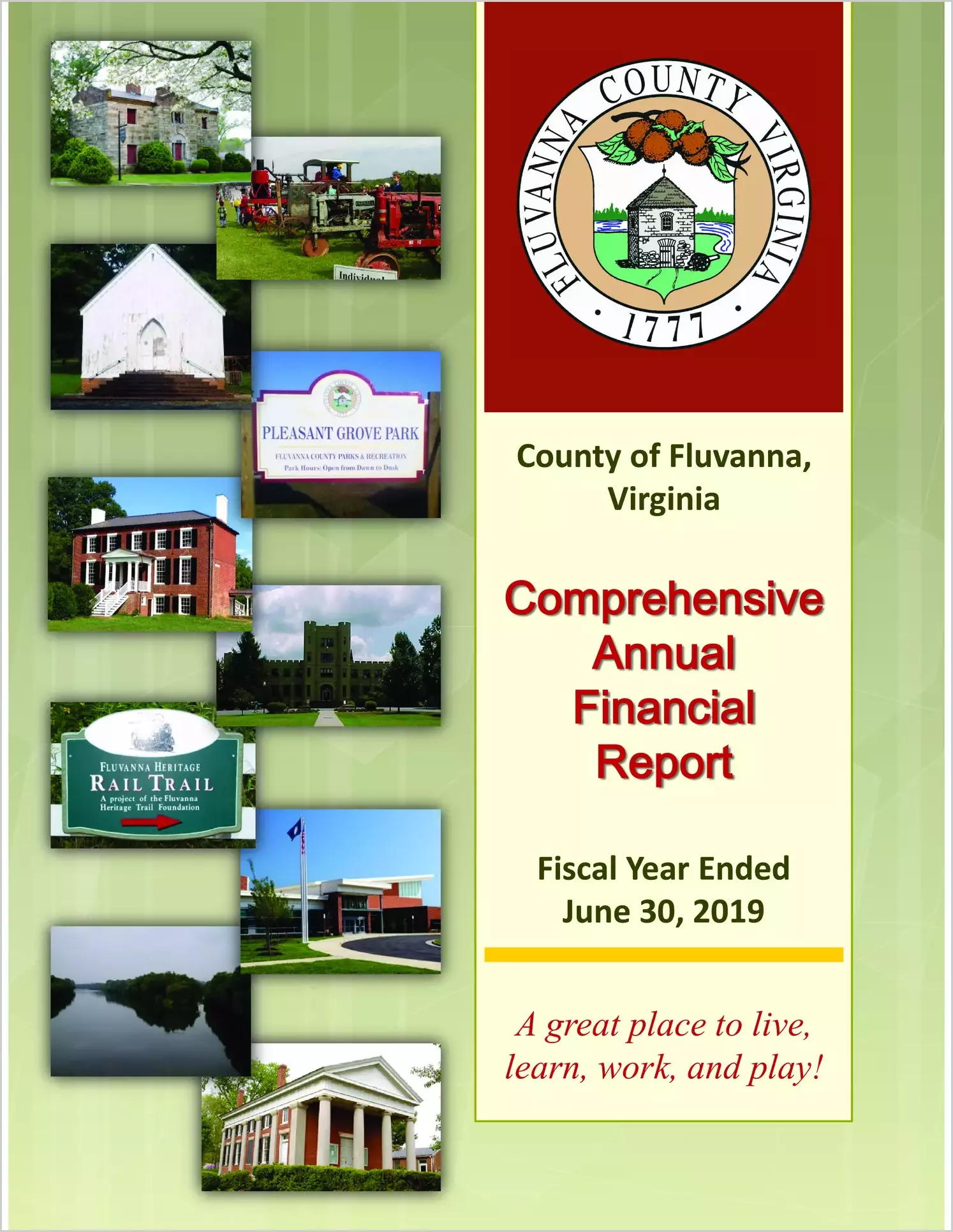 2019 Annual Financial Report for County of Fluvanna