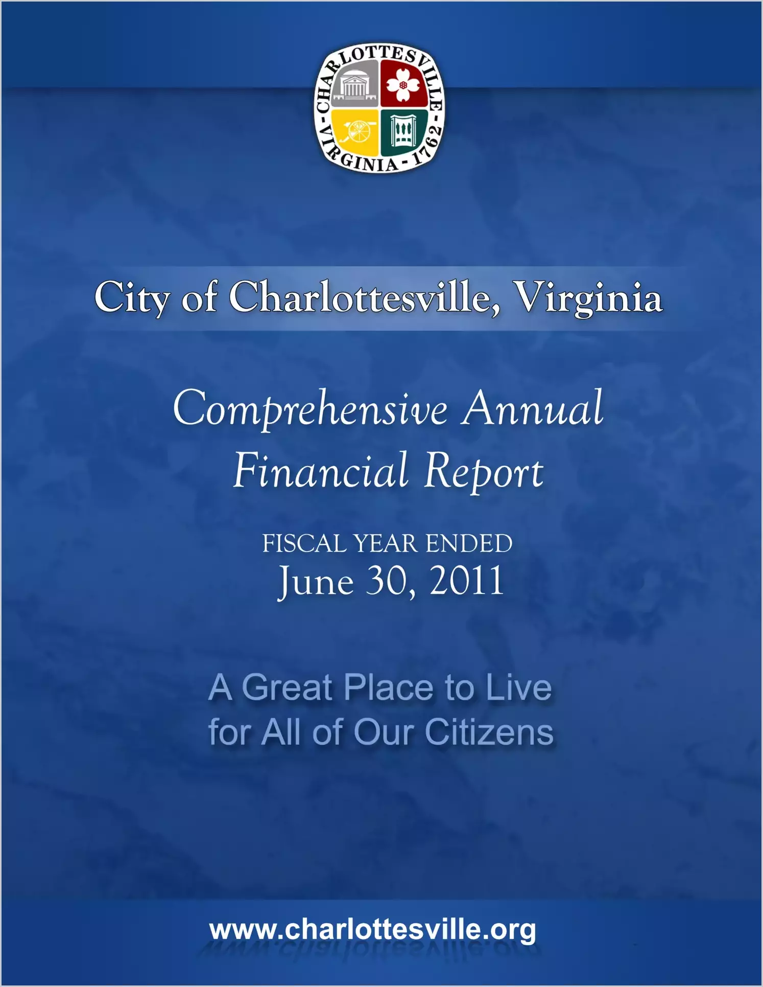 2011 Annual Financial Report for City of Charlottesville