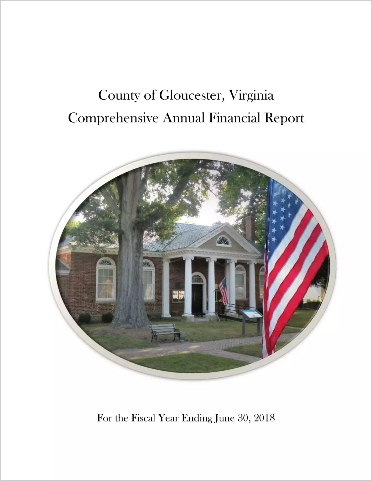 2018 Annual Financial Report for County of Gloucester