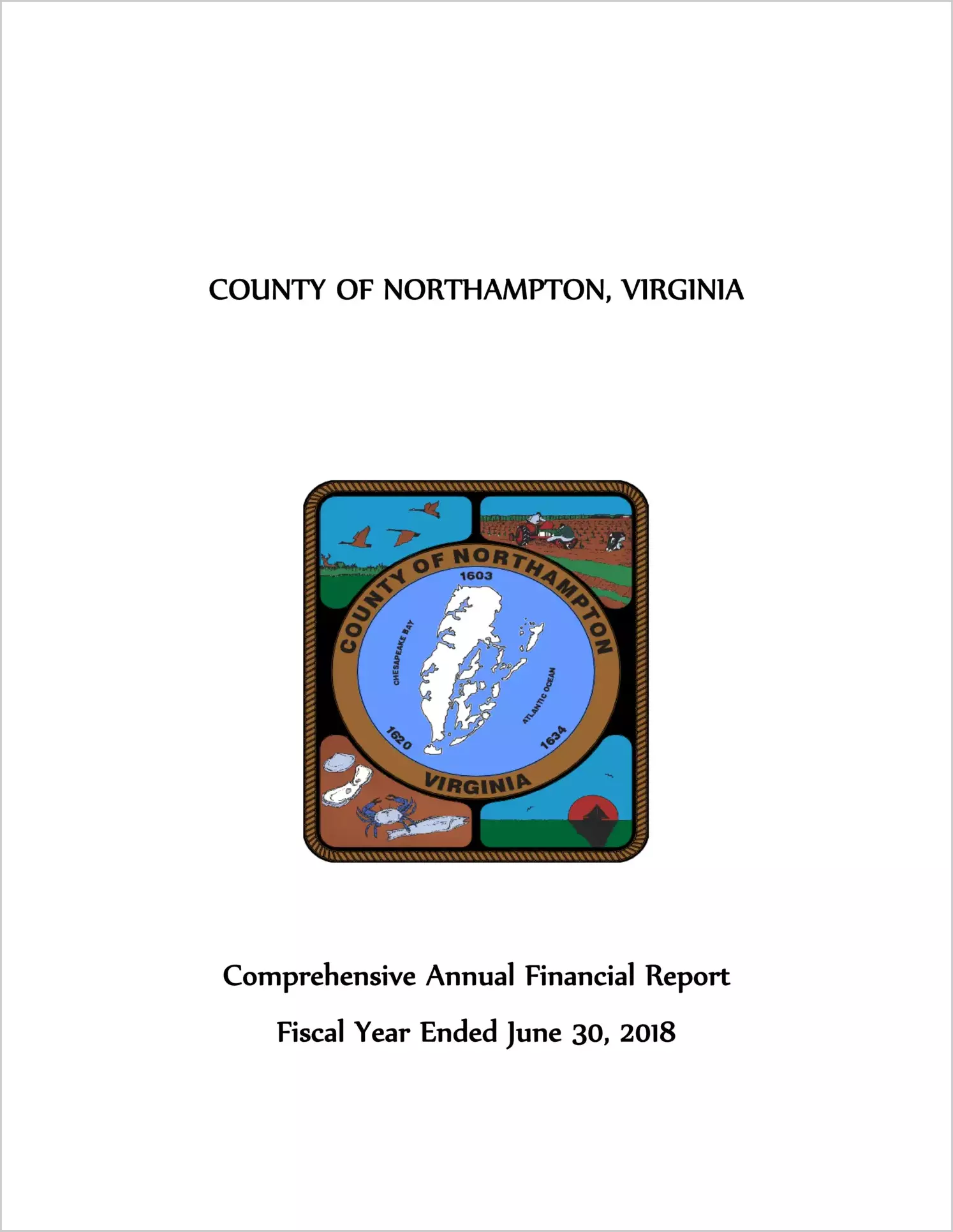 2018 Annual Financial Report for County of Northampton