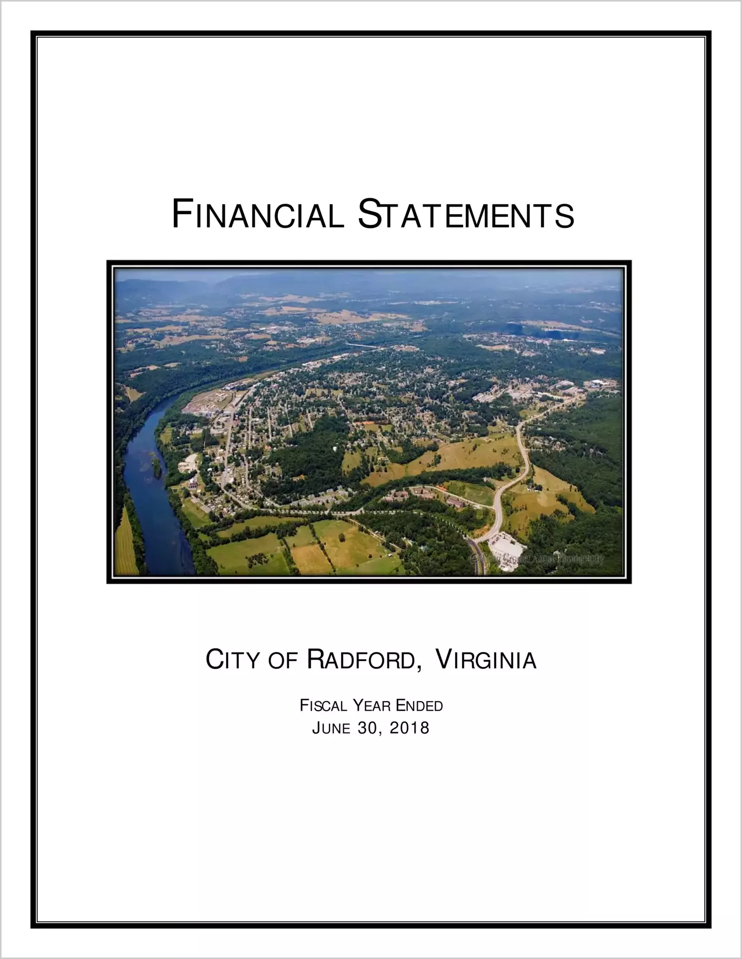 2018 Annual Financial Report for City of Radford