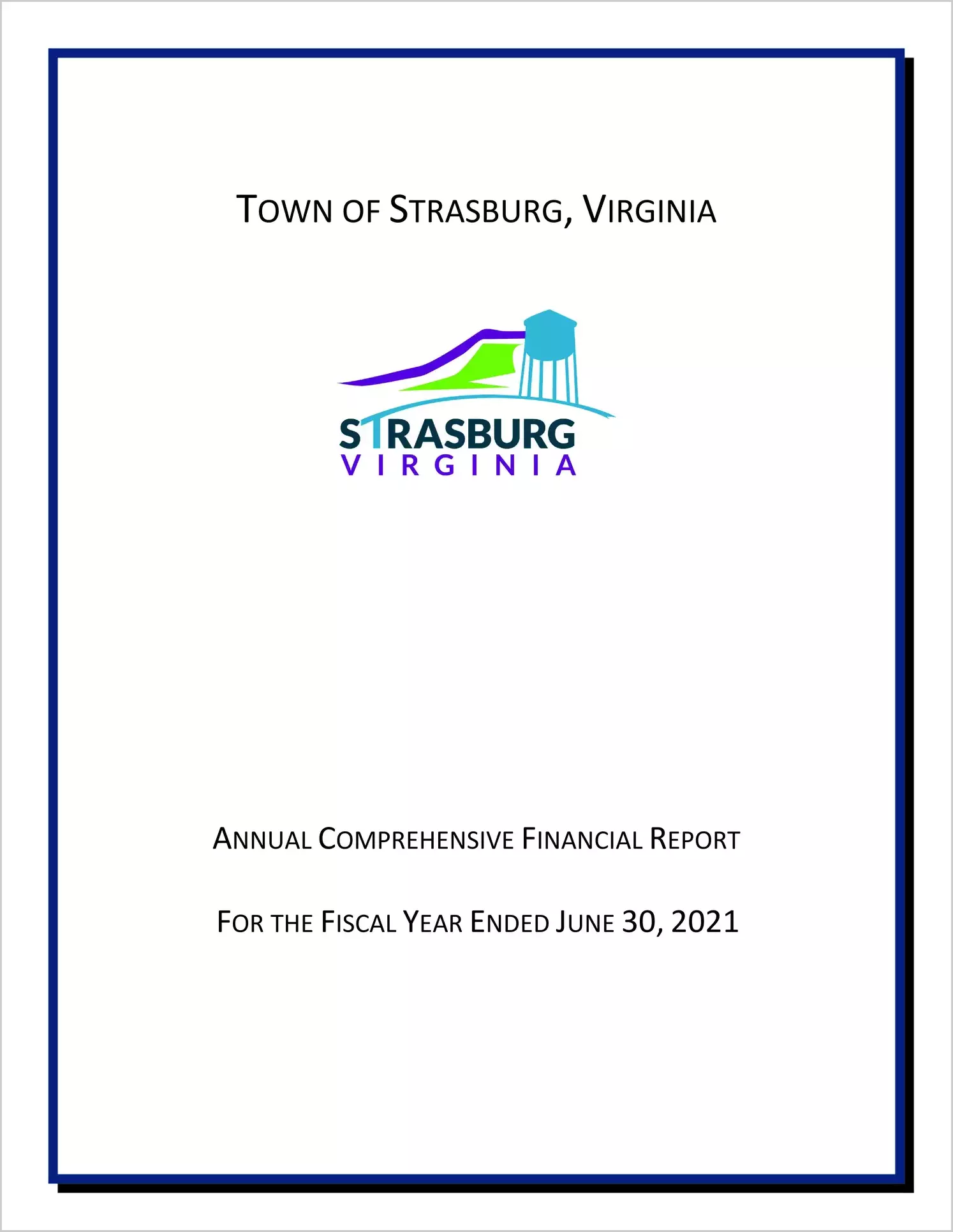 2021 Annual Financial Report for Town of Strasburg